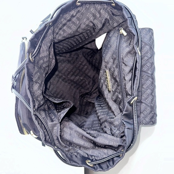 Steve Madden Nylon Blackpack in Black School College - Picture 12 of 13